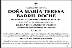 María Teresa Barril Roche
